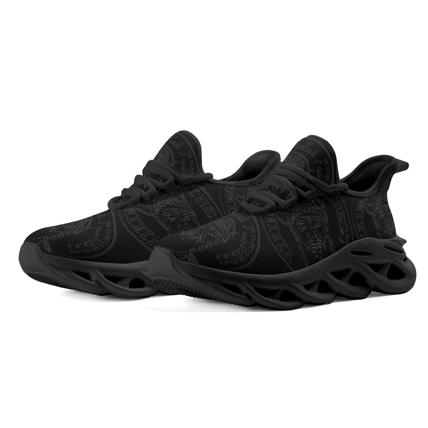 0 Embossy Logo Kicks - Black