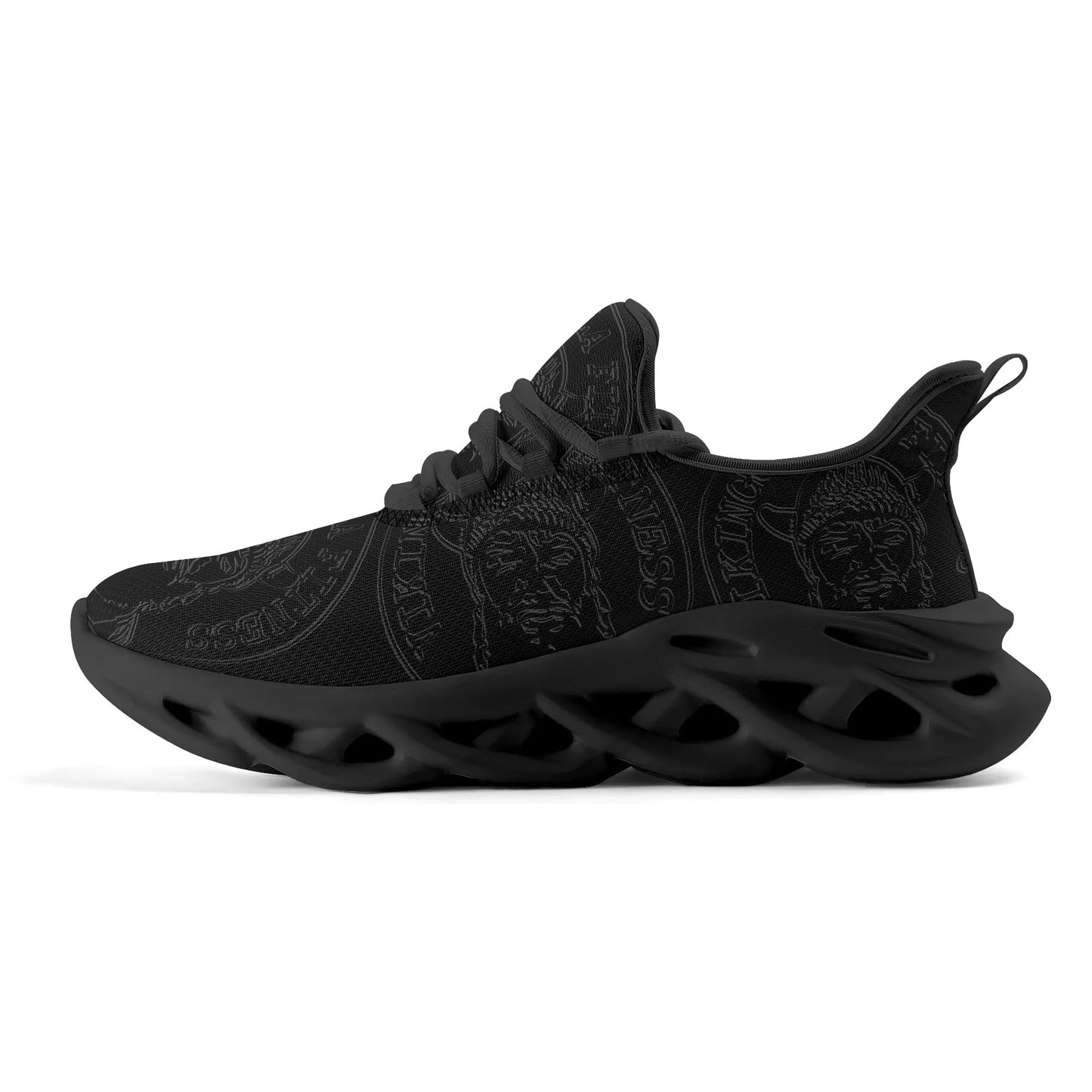 0 Embossy Logo Kicks - Black