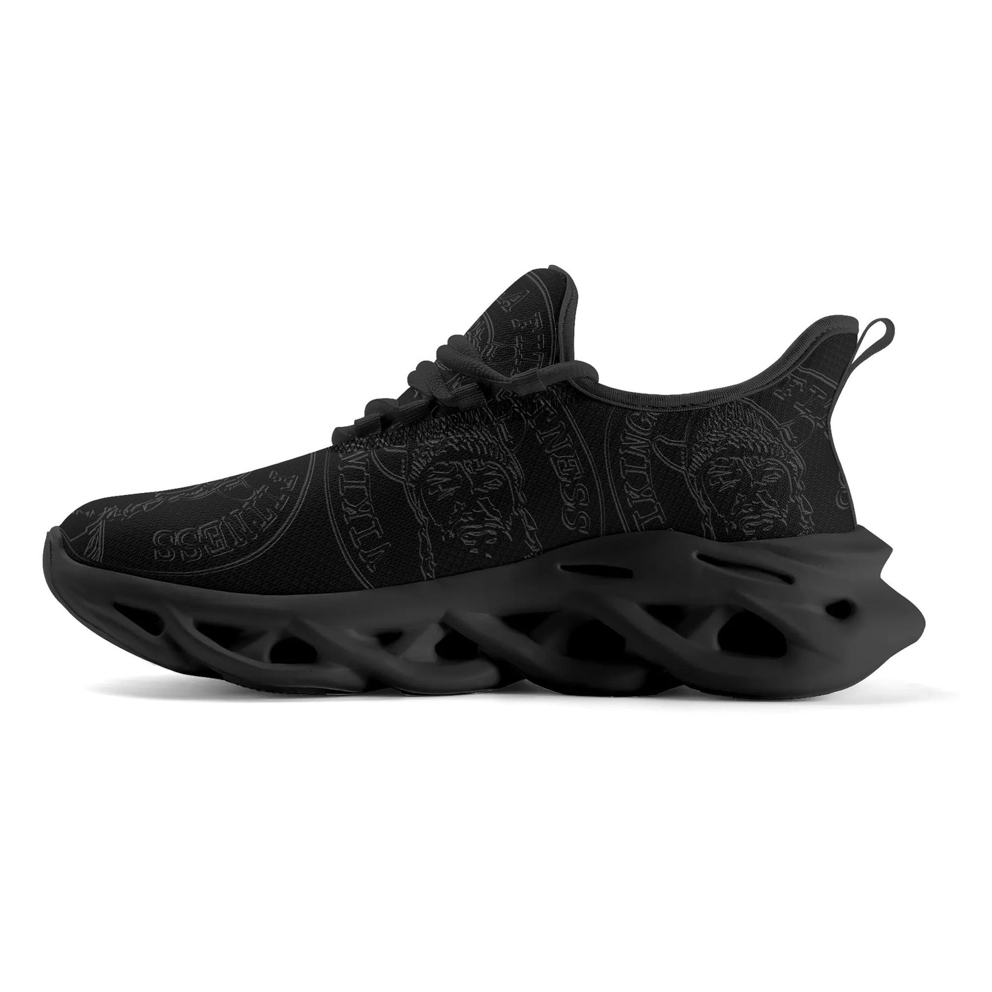 0 Embossy Logo Kicks - Black