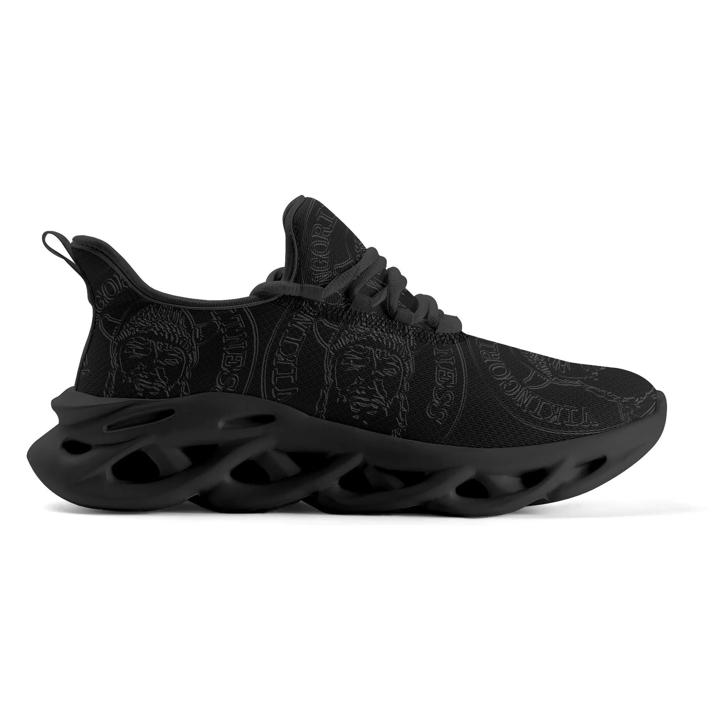 0 Embossy Logo Kicks - Black
