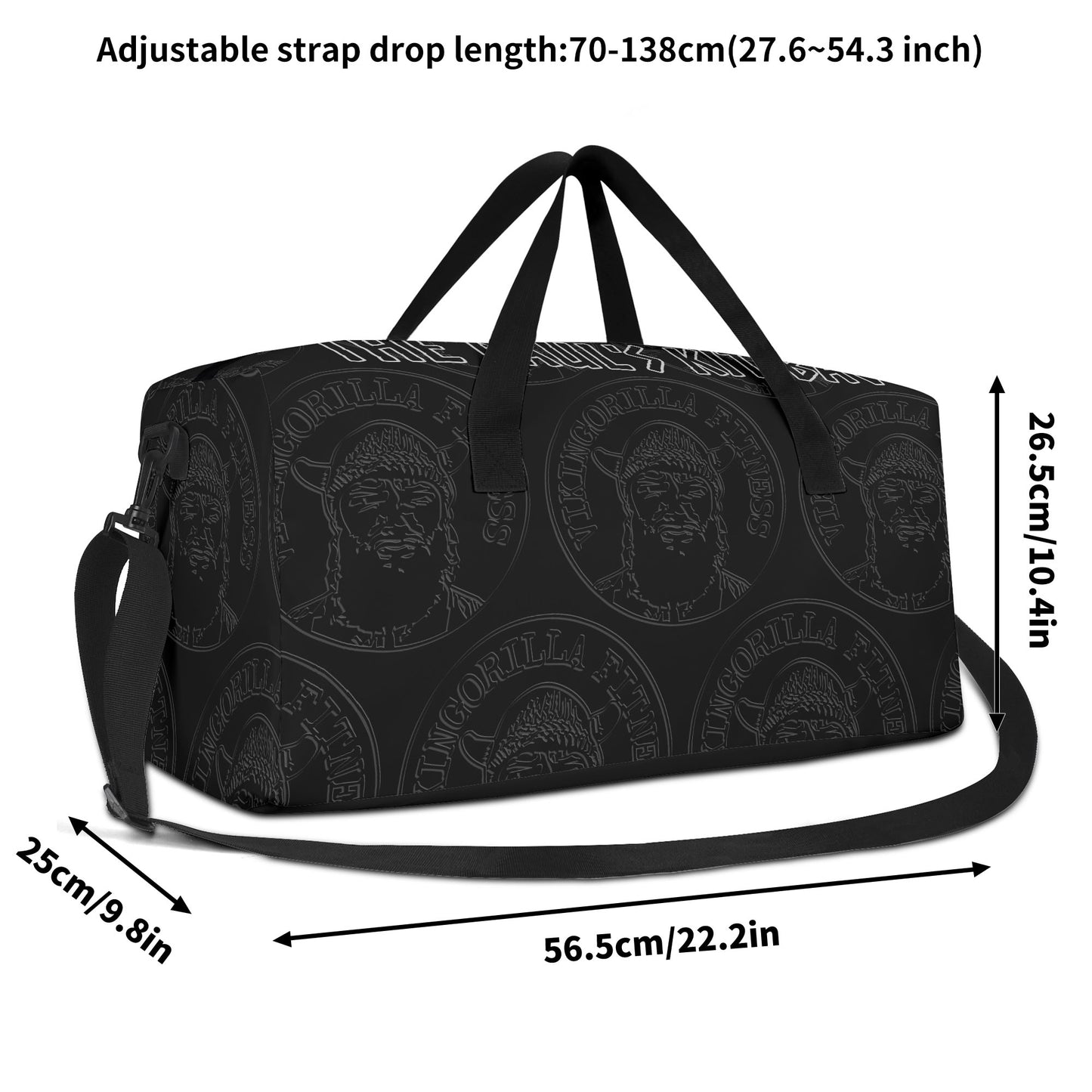 00 Customisable Vikingorilla Fitness Gym Bag
