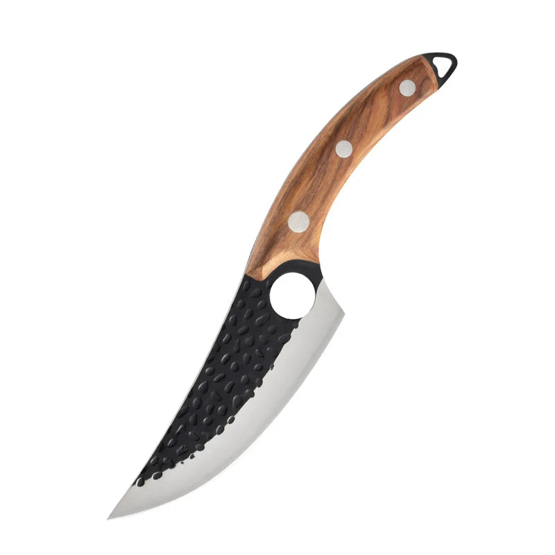 00 Thurisaz - “the thorn” - curved handle kitchen knife