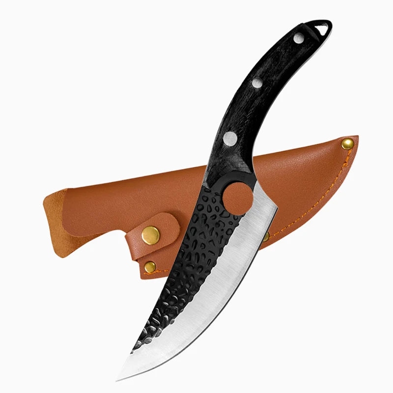 00 Thurisaz - “the thorn” - curved handle kitchen knife