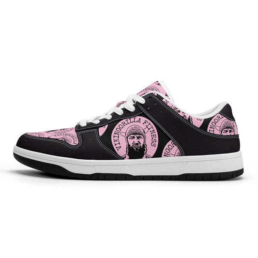 Shoes Womens Dunk Stylish Low Top Leather Sneakers *PINK*