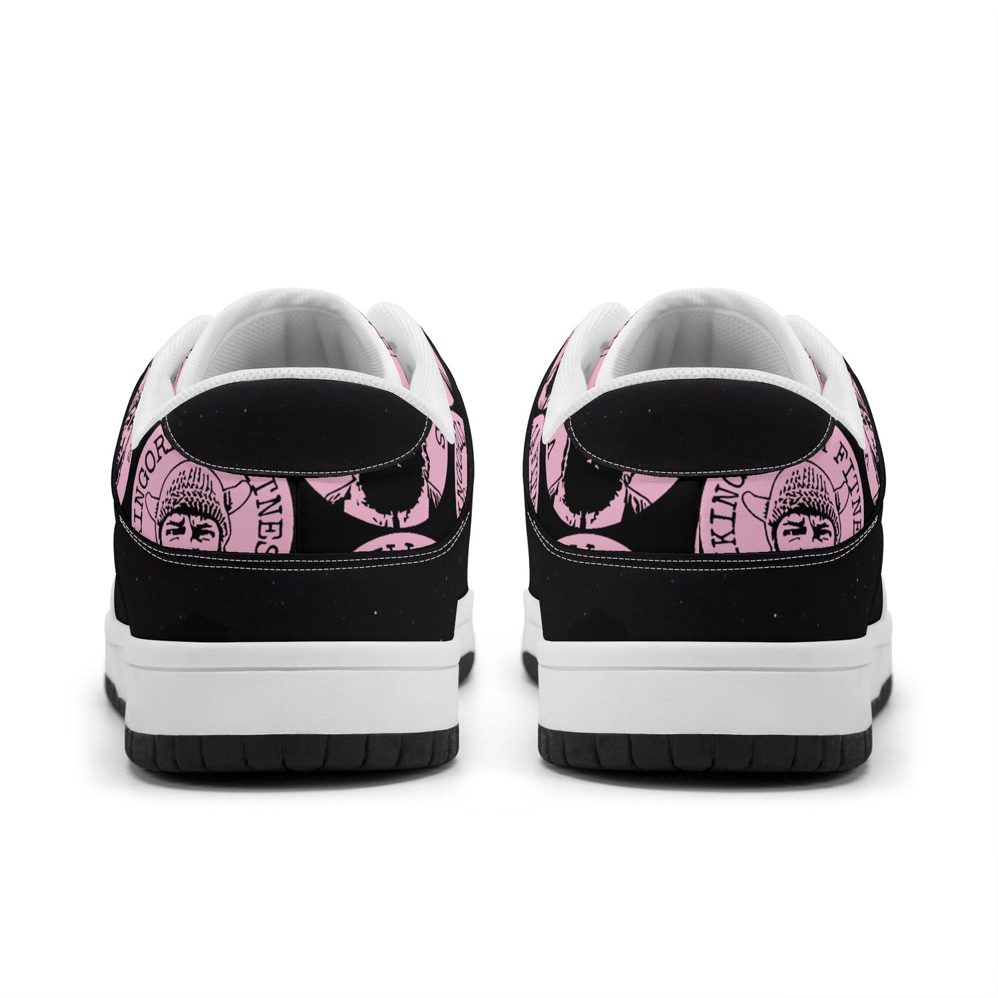 Shoes Womens Dunk Stylish Low Top Leather Sneakers *PINK*