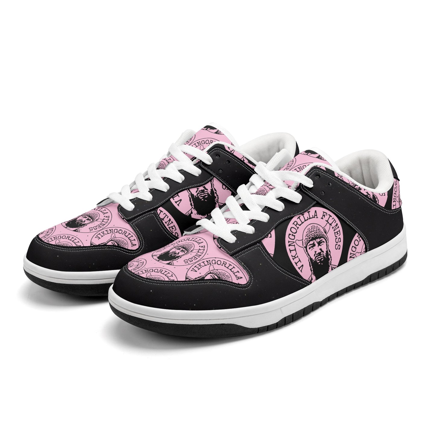 Shoes Womens Dunk Stylish Low Top Leather Sneakers *PINK*