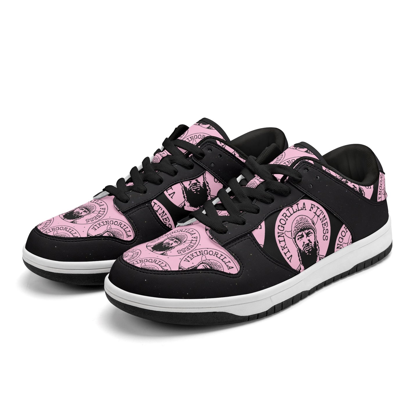 Shoes Womens Dunk Stylish Low Top Leather Sneakers *PINK*