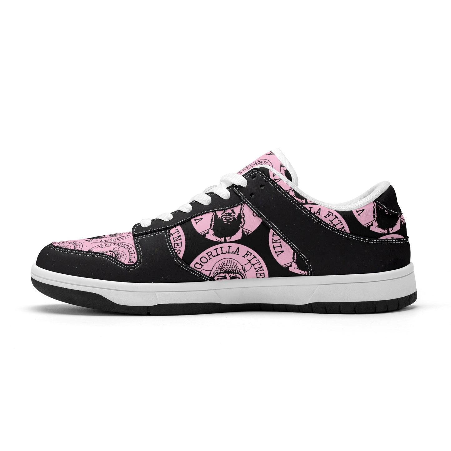 Shoes Womens Dunk Stylish Low Top Leather Sneakers *PINK*