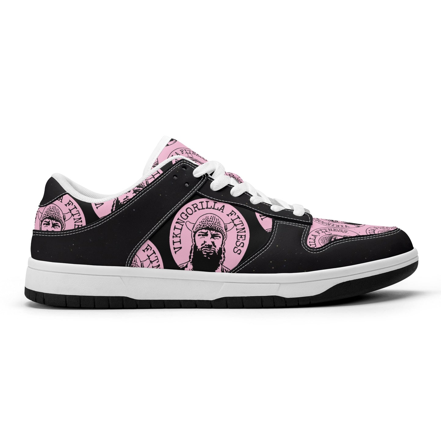 Shoes Womens Dunk Stylish Low Top Leather Sneakers *PINK*