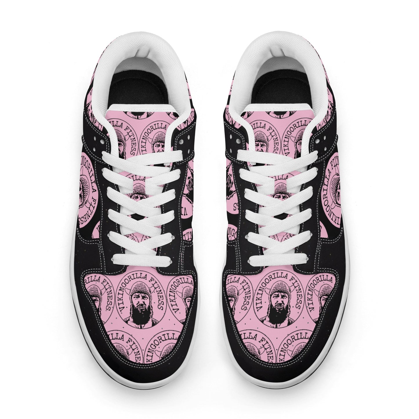 Shoes Womens Dunk Stylish Low Top Leather Sneakers *PINK*