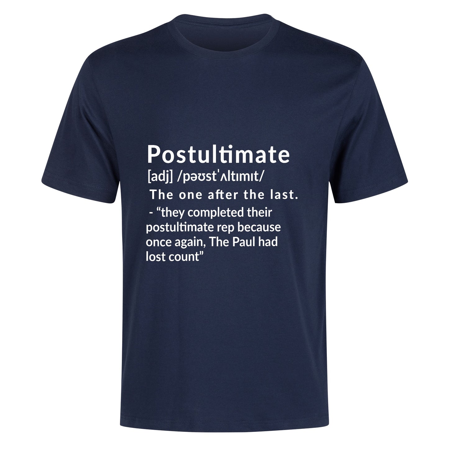 Shirts 0101 - “Postultimate” Cotton T Shirt