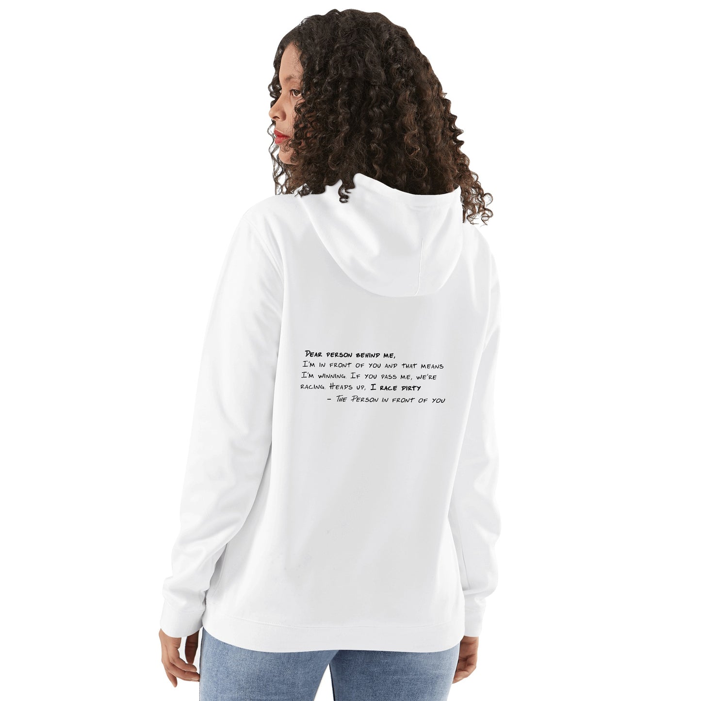 Unisex Cotton Hoodie - Dear person behind me