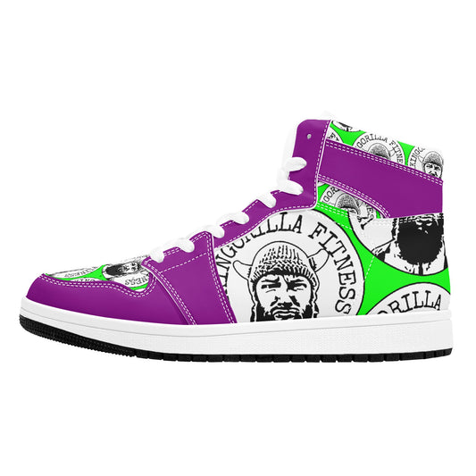 2024 High Top Leather Sneakers - THE PURPLE ONES