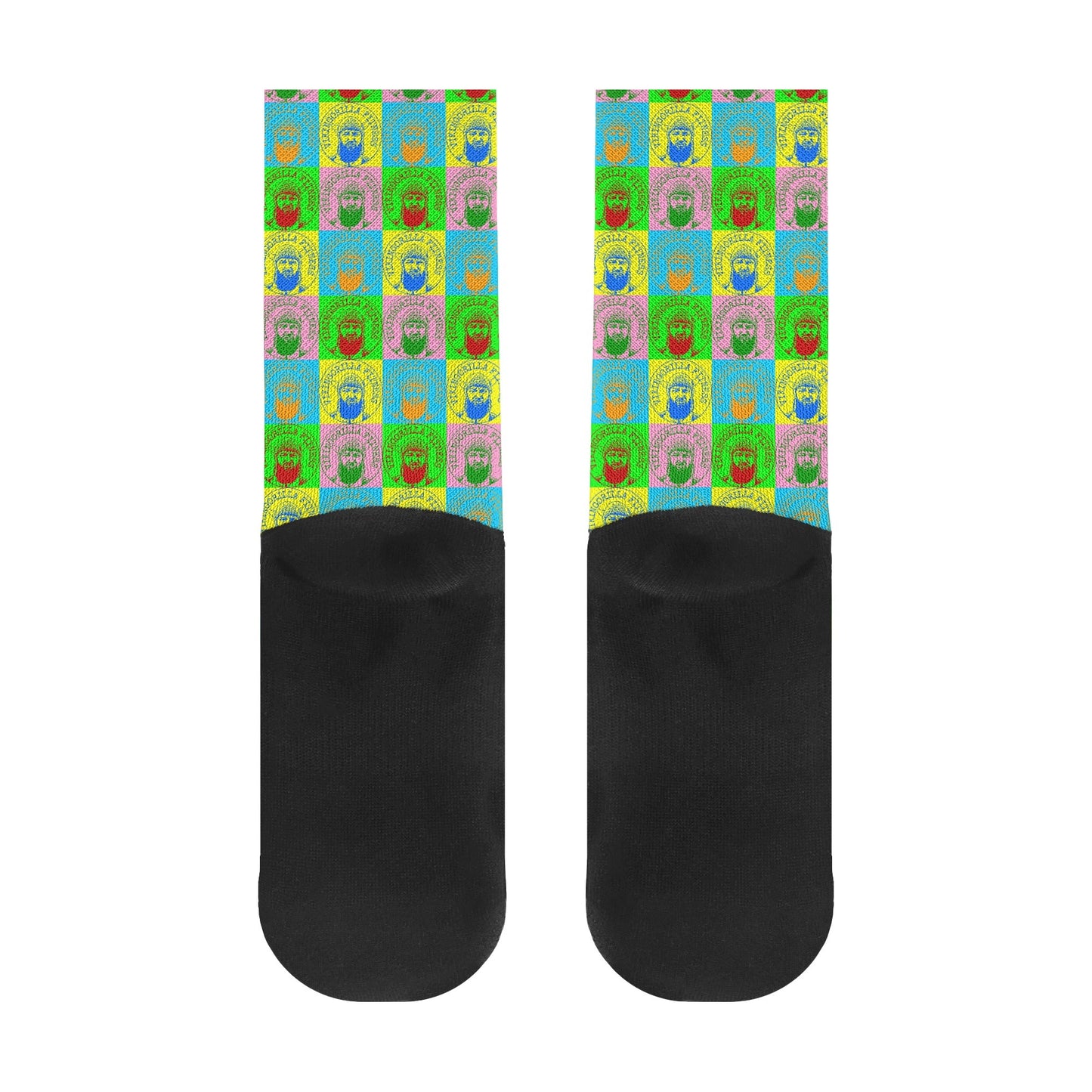 2024 - Vikingorilla Fitness Pop-art Crew Socks