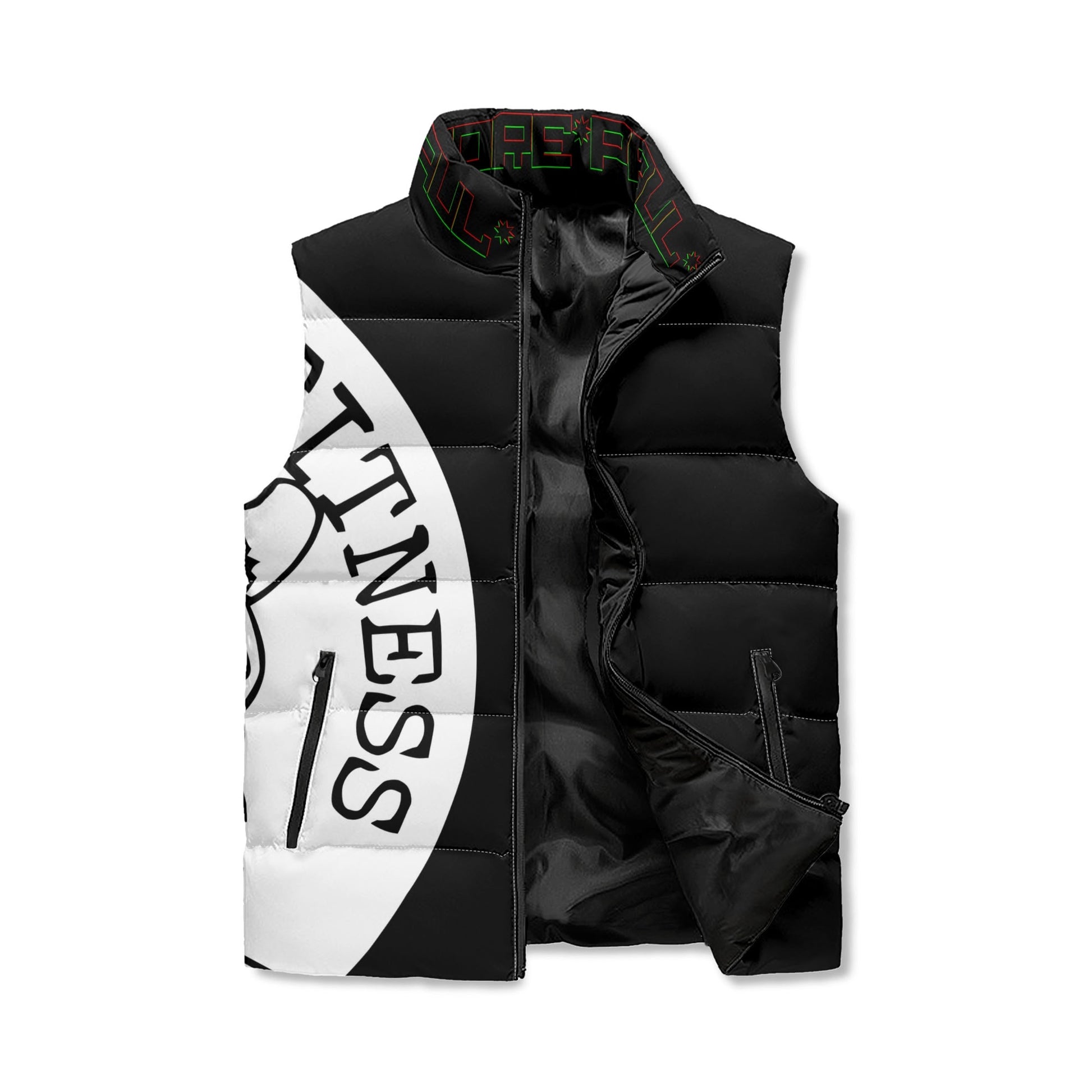 00 Vikingorilla Fitness Zip Up Puffer Vest custom colour choice