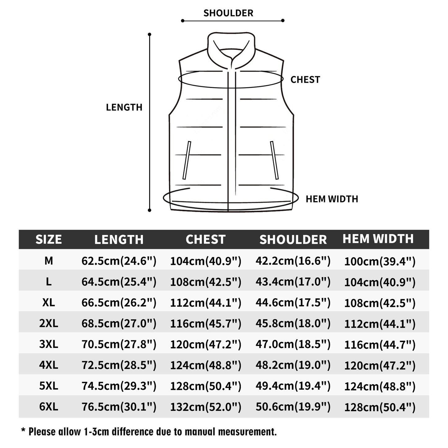 2024 - Vikingorilla Fitness Zip Up Puffer Vest