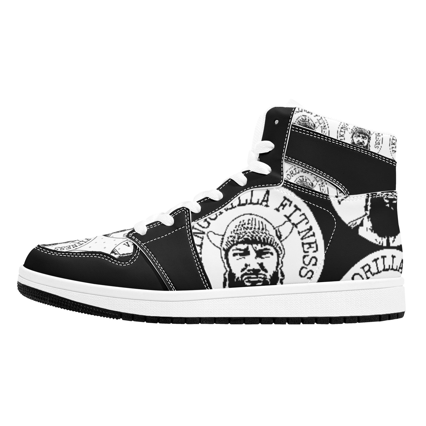 Shoes Mens High Top Leather Sneakers