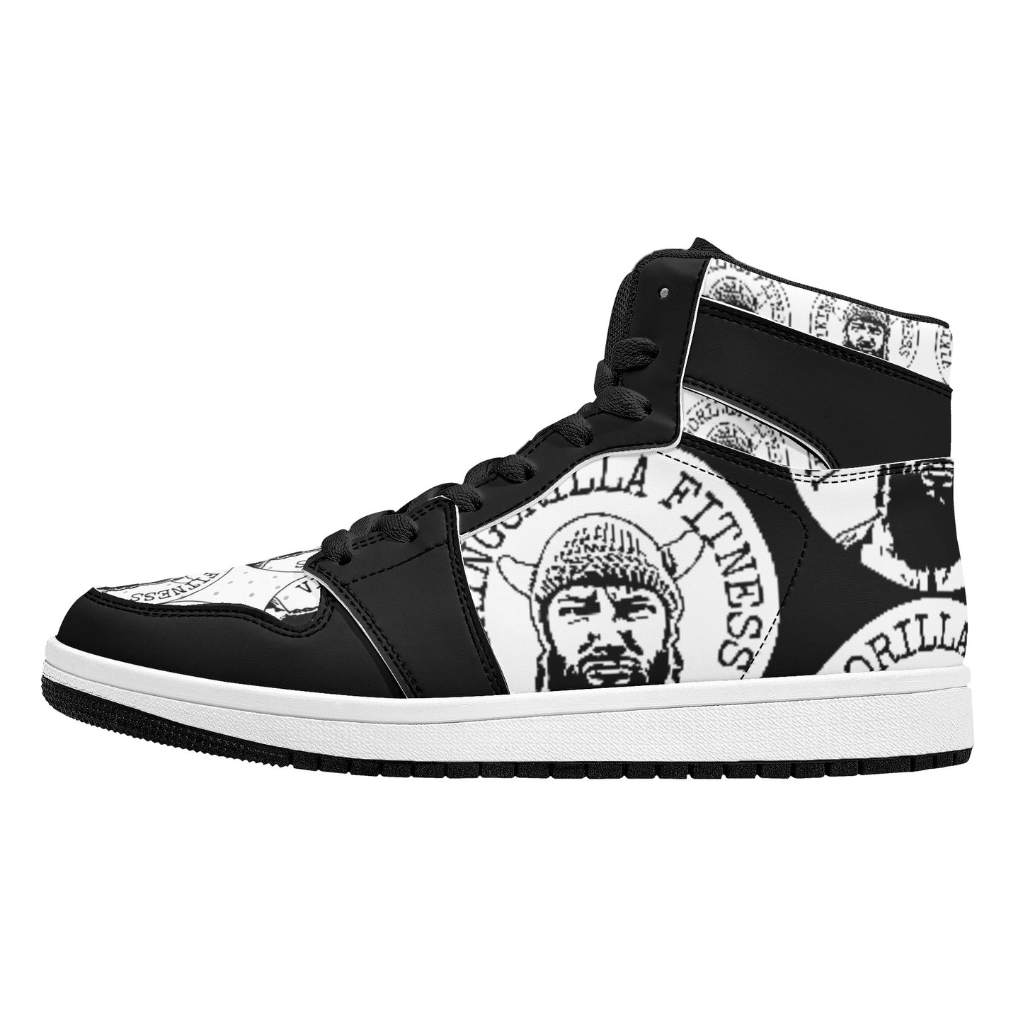 Shoes Mens High Top Leather Sneakers