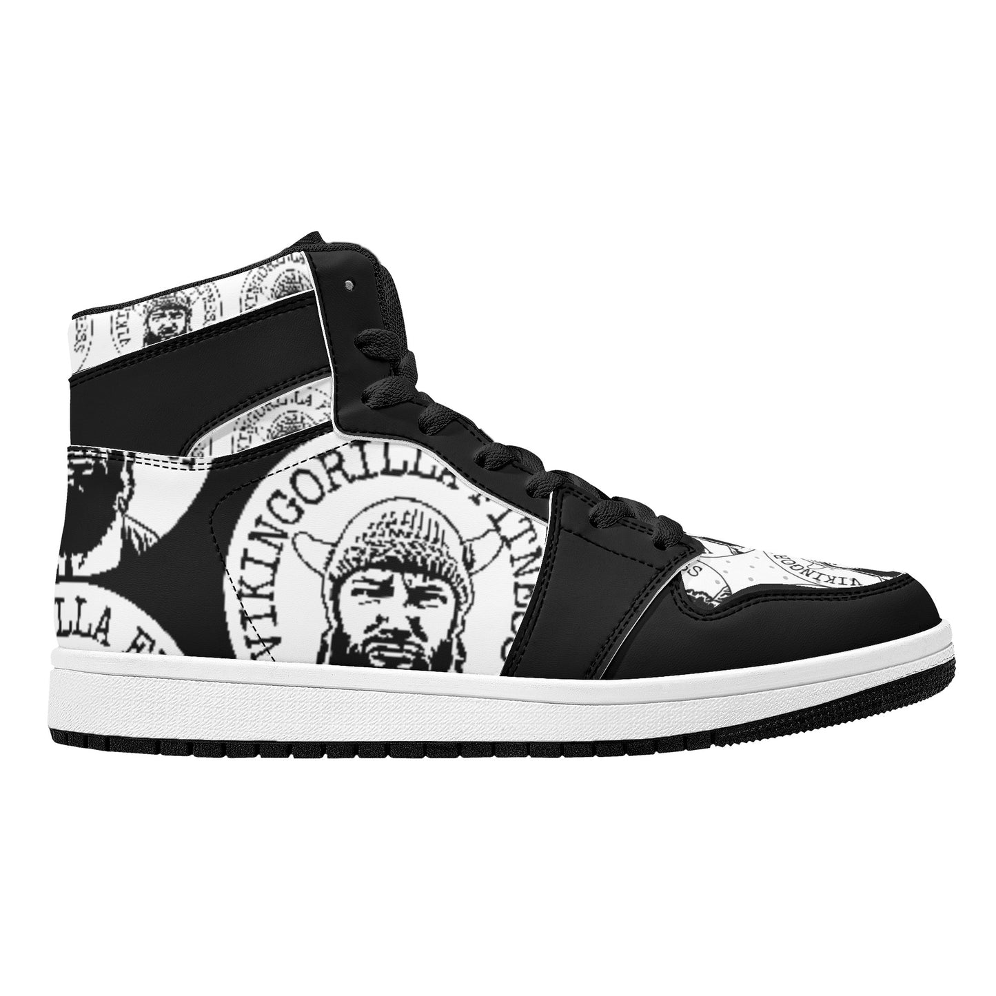 Shoes Mens High Top Leather Sneakers